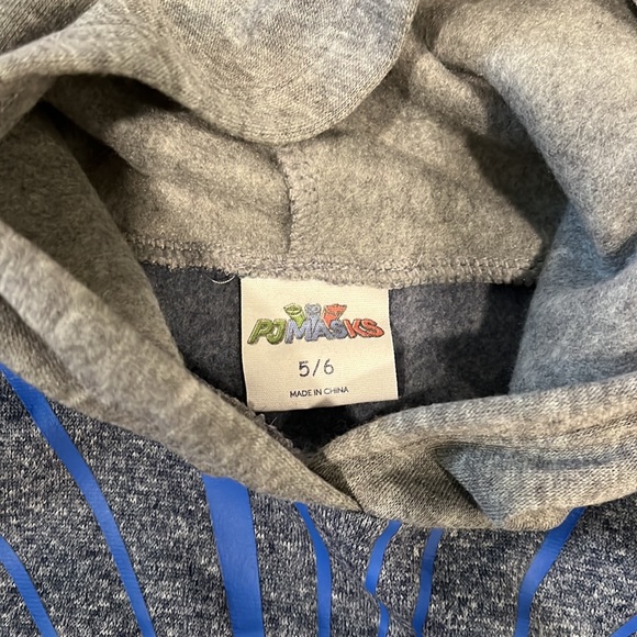 PJ Masks Boy's Sweatsuit Set with Hoodie Fleece Lined - Size 5/6 - Picture 3 of 10